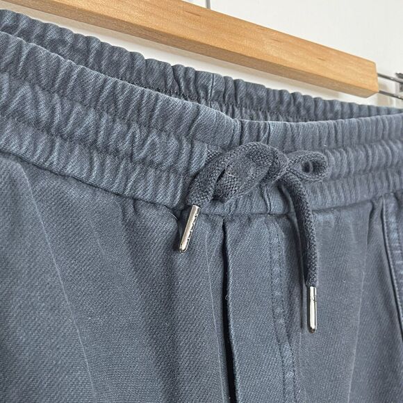 Athleta Farallon Bermuda Shorts Faded Black Womens 24 Cotton Knit Drawstring - Picture 3 of 9